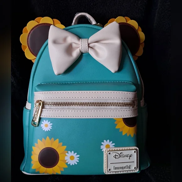 Exclusive Sunflower Loungefly Mini Backpack - Picture 1 of 5